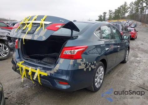 2017 Nissan Sentra Sv z USA, uszkodzony, nr VIN 3N1AB7AP6HY349042